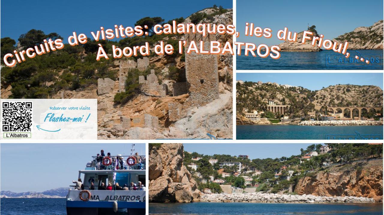 NOUVEAU Cabanon Calanque de Niolon vue mer et port * Le Rove